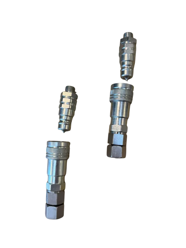 Paire de raccords hydrauliques push-pull complets