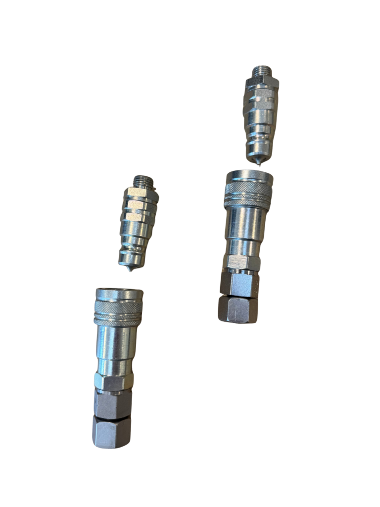 Paire de raccords hydrauliques push-pull complets